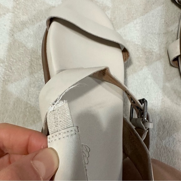 Madewell Louisa slingback sandal pale oyster - Picture 6 of 8